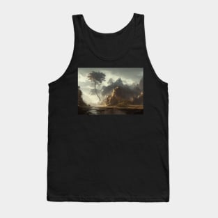 landscape nature wallpaper aestetic dreamland Tank Top